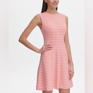Tommy Hilfiger Petite Gingham Fit & Flare Dress